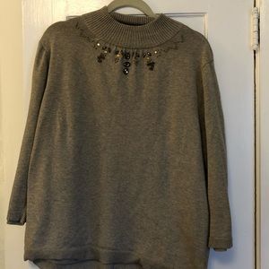 Dressbarn mock turtle neck sweater, 18/20